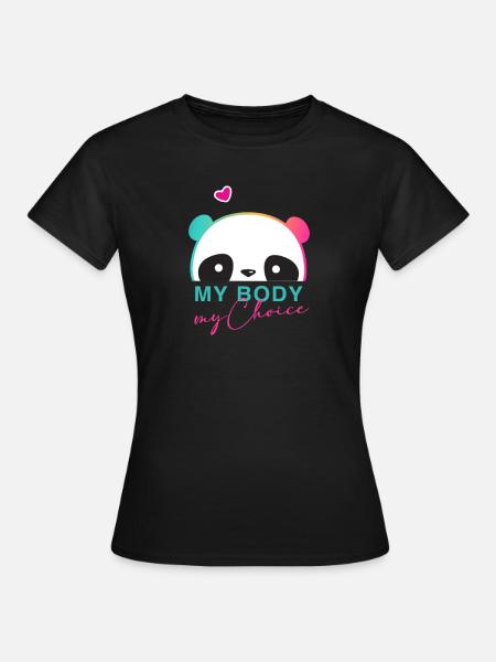 My Body - My Choice - Frauen T-Shirt - Schwarz