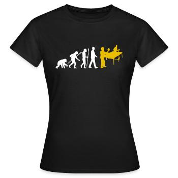 Evolution Table tennis table tennis - Women's T-Shirt - black - Front - AI Model Female 172 dark (172cm)