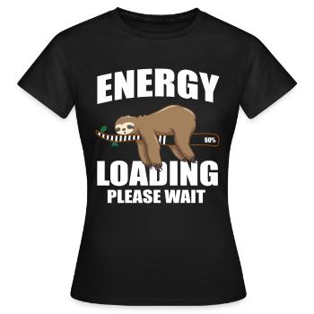 Energy Invite un cadeau de refroidisseur - T-shirt Femme - noir - Devant - AI Model Female 172 dark (172cm)