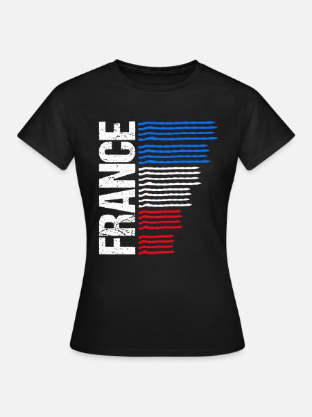 France Football Jersey France Jersey Gift - Women's T-Shirt - black
