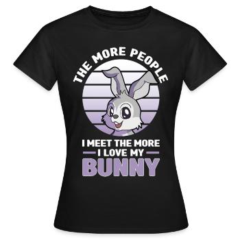 Hare - Women's T-Shirt - black - Front - AI Model Female 172 dark (172cm)