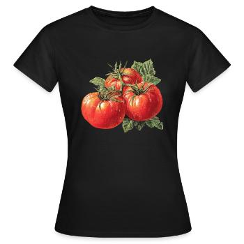 Tomato - Women's T-Shirt - black - Front - AI Model Female 172 dark (172cm)