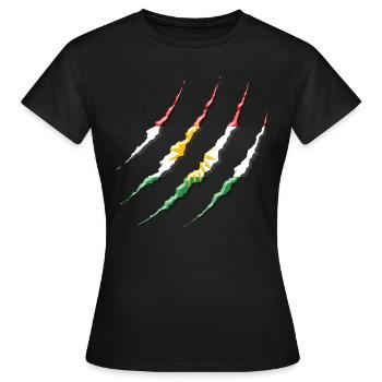Kurdistan - T-shirt Femme - noir - Devant - AI Model Female 172 dark (172cm)
