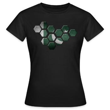 Pakistan - T-shirt Femme - noir - Devant - AI Model Female 172 dark (172cm)