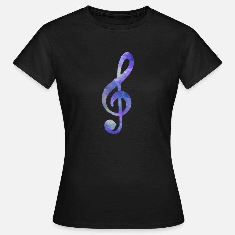 music key - Women's T-Shirt - black