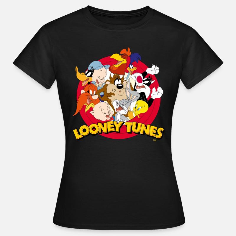 Looney Tunes Group - Dame-T-shirt - sort