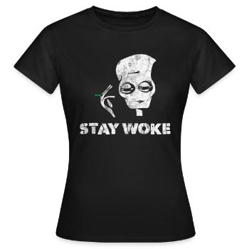 étranger - T-shirt Femme - noir - Devant - AI Model Female 172 dark (172cm)