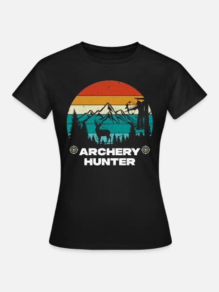 Archery Hunter - Frauen T-Shirt - Schwarz