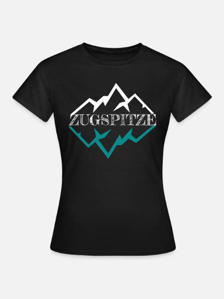 Zugspitze - Frauen T-Shirt - Schwarz