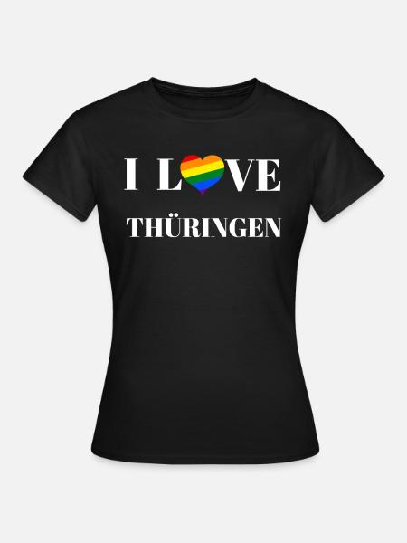 Thüringen - Geschenkidee - Frauen T-Shirt - Schwarz