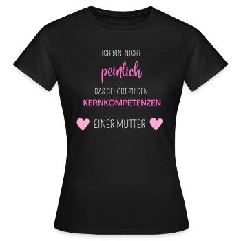 lustig mutter mama peinlich kernkompetenzen - Frauen T-Shirt - Schwarz - Vorne - AI Model Female 172 dark (172cm)