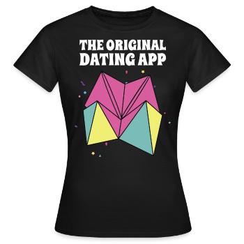 90er Jahre 90s Retro Geschenk - Frauen T-Shirt - Schwarz - Vorne - AI Model Female 172 dark (172cm)