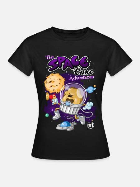 Space cake - Women's T-Shirt - black