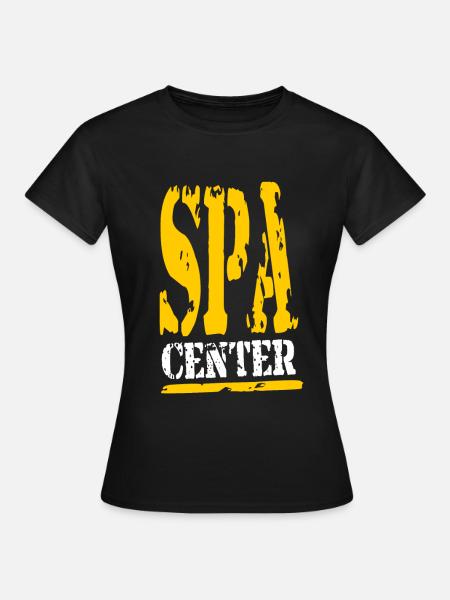 Spa Center - Frauen T-Shirt - Schwarz