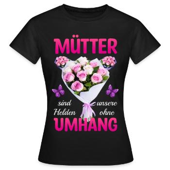Les mères sont nos héroïnes - T-shirt Femme - noir - Devant - AI Model Female 172 dark (172cm)