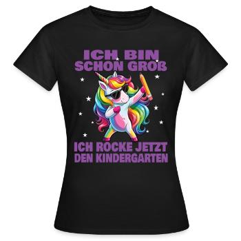 Kindergarten Child 2024 Kita Start Start - Women's T-Shirt - black - Front - AI Model Female 172 dark (172cm)