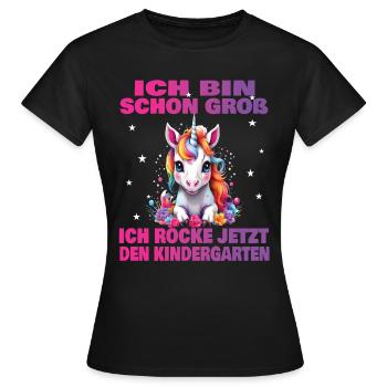 Kindergarten Child 2024 Kita Start Start - Women's T-Shirt - black - Front - AI Model Female 172 dark (172cm)