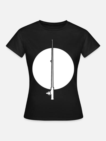 Angel Zeichnung - Frauen T-Shirt - Schwarz