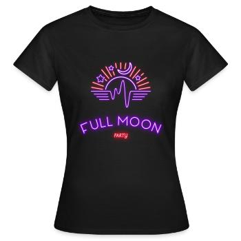 Full Moon Party - Women's T-Shirt - black - Front - AI Model Female 172 dark (172cm)