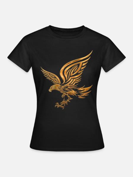 Tribal Eagle - Frauen T-Shirt - Schwarz