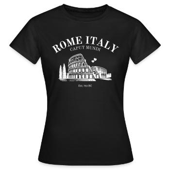 Rome - Italy - Colosseum - Women's T-Shirt - black - Front - AI Model Female 172 dark (172cm)