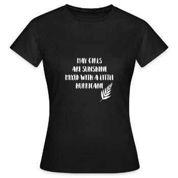 May Girls - Frauen T-Shirt - Schwarz - Vorne - AI Model Female 172 dark (172cm)