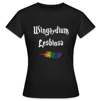 Gay Pride Gay Gay Homosexuality - Women's T-Shirt - black - Front - AI Model Female 172 dark (172cm)