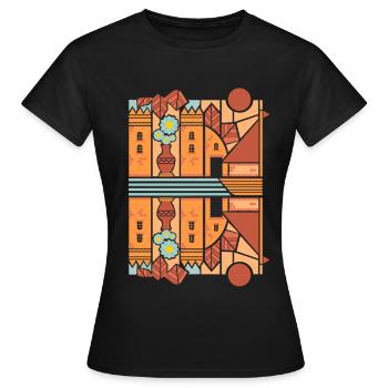 Antiquity - Women's T-Shirt - black - Front - AI Model Female 172 dark (172cm)