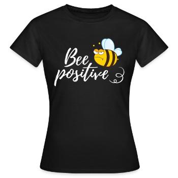 Abeille de mauvaise humeur - T-shirt Femme - noir - Devant - AI Model Female 172 dark (172cm)