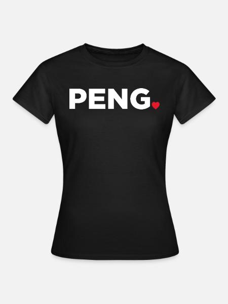 Peng - Frauen T-Shirt - Schwarz