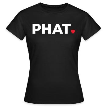 Fett - Frauen T-Shirt - Schwarz - Vorne - AI Model Female 172 dark (172cm)