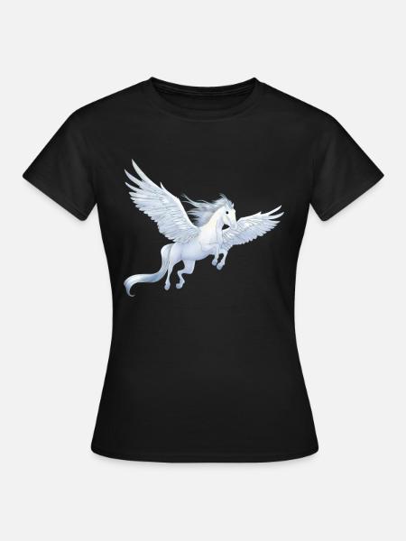 Pegasus 8 - Frauen T-Shirt - Schwarz