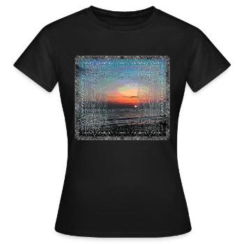 sea - Women's T-Shirt - black - Front - AI Model Female 172 dark (172cm)