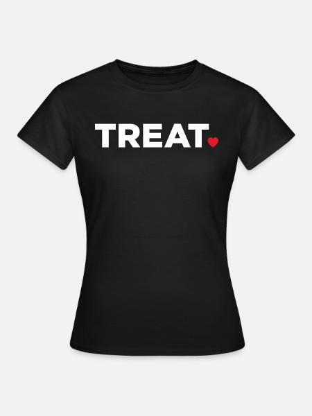 Behandeln - Frauen T-Shirt - Schwarz