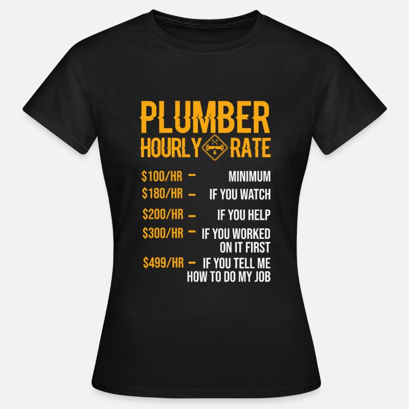 plumber - Women's T-Shirt - black