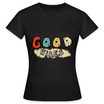 ambiance - T-shirt Femme - noir - Devant - AI Model Female 172 dark (172cm)