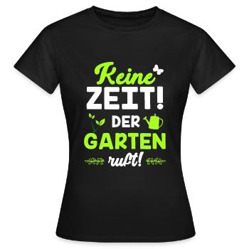 Garden - Women's T-Shirt - black - Front - AI Model Female 172 dark (172cm)