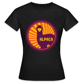 ALPAGA ALPAGA - T-shirt Femme - noir - Devant - AI Model Female 172 dark (172cm)