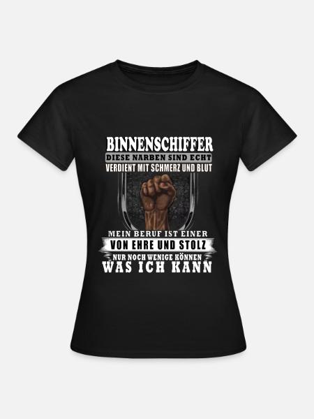 Binnenschiffer - Frauen T-Shirt - Schwarz