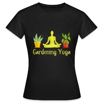 Lustiges Garten Spruch Design - Frauen T-Shirt - Schwarz - Vorne - AI Model Female 172 dark (172cm)