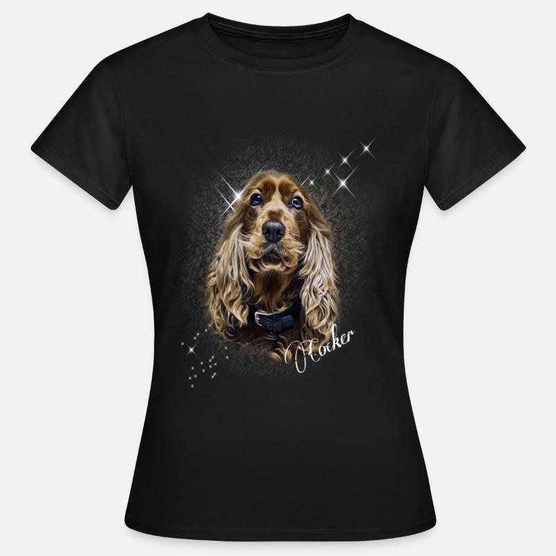 Cocker Spaniel - Frauen T-Shirt - Schwarz