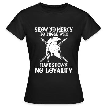 Spartiates Molon Labe - T-shirt Femme - noir - Devant - AI Model Female 172 dark (172cm)
