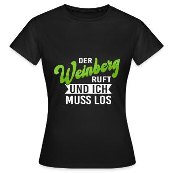 Winzer Wein Weinberg Weinbauer - Frauen T-Shirt - Schwarz - Vorne - AI Model Female 172 dark (172cm)