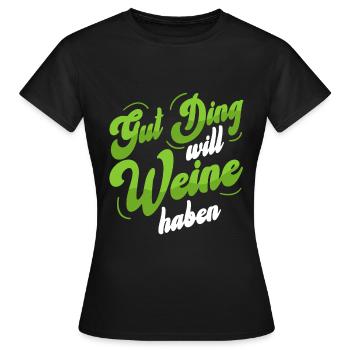 Vigneron Vendanges Vigneron Vignoble - T-shirt Femme - noir - Devant - AI Model Female 172 dark (172cm)