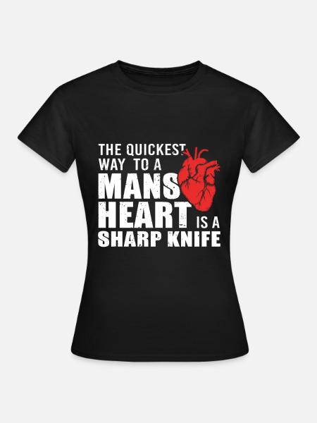 Herz OP Bypass Herzchirurg - Frauen T-Shirt - Schwarz