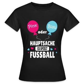 Gender Reveal- Babyparty - Frauen T-Shirt - Schwarz - Vorne - AI Model Female 172 dark (172cm)