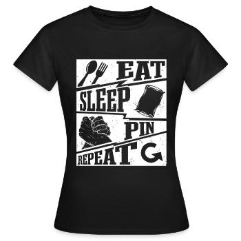 Bras de fer Bras de fer - T-shirt Femme - noir - Devant - AI Model Female 172 dark (172cm)