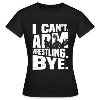 Bras de fer et bras de fer - T-shirt Femme - noir - Devant - AI Model Female 172 dark (172cm)