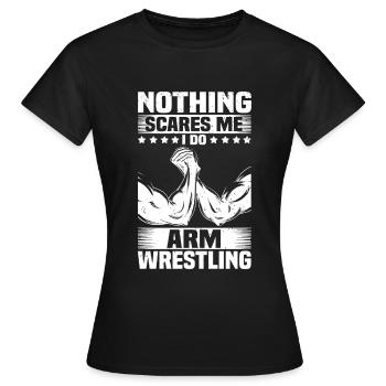 Bras de fer Bras de fer - T-shirt Femme - noir - Devant - AI Model Female 172 dark (172cm)