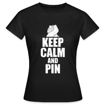 Bras de fer Bras de fer Bras de fer - T-shirt Femme - noir - Devant - AI Model Female 172 dark (172cm)